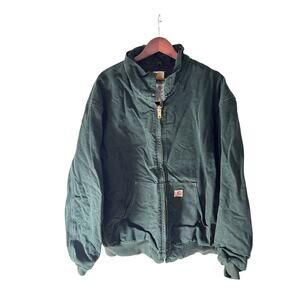 Carhartt Vintage 3X Jacket Chore Coat Hunter Green Work Wear Heavy Rare Size